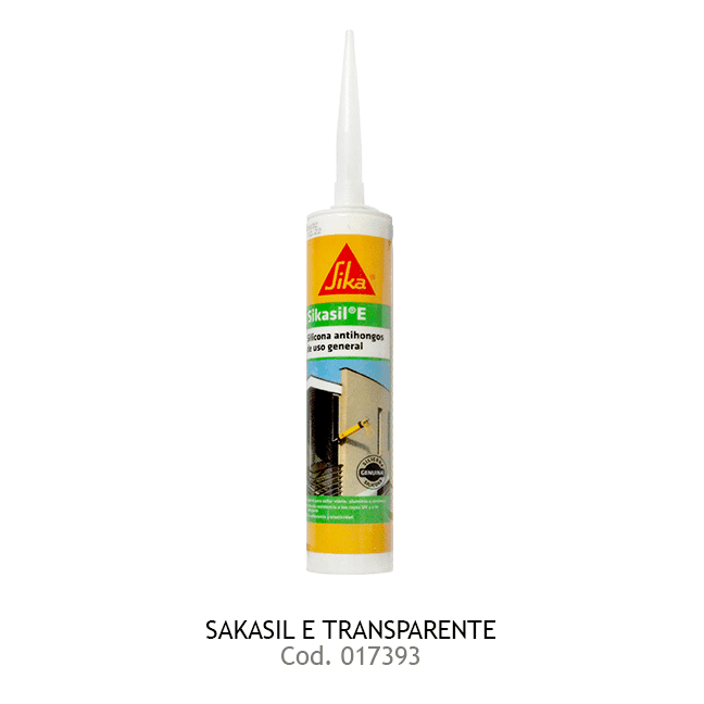Sikasil Universal Transparente Baños y Cocinas SIKA/12 CTR280