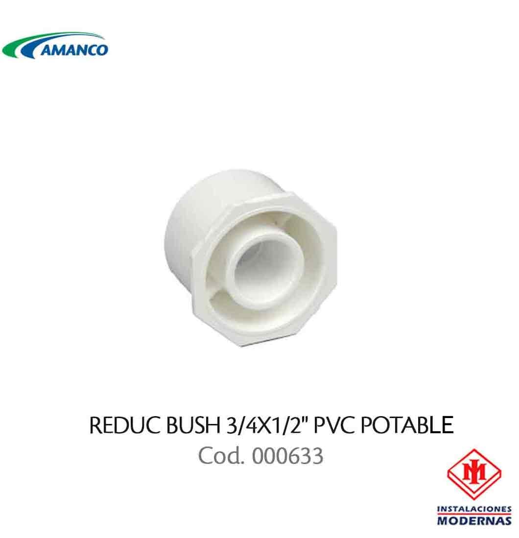 REDUC BUSH 3/4X1/2"  PVC POTAB