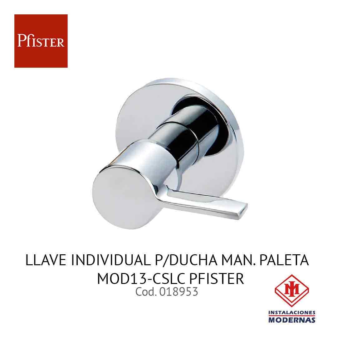 LLAVE INDIVIDUAL P/DUCHA MAN. PALETA MOD13-CSLC PFISTER