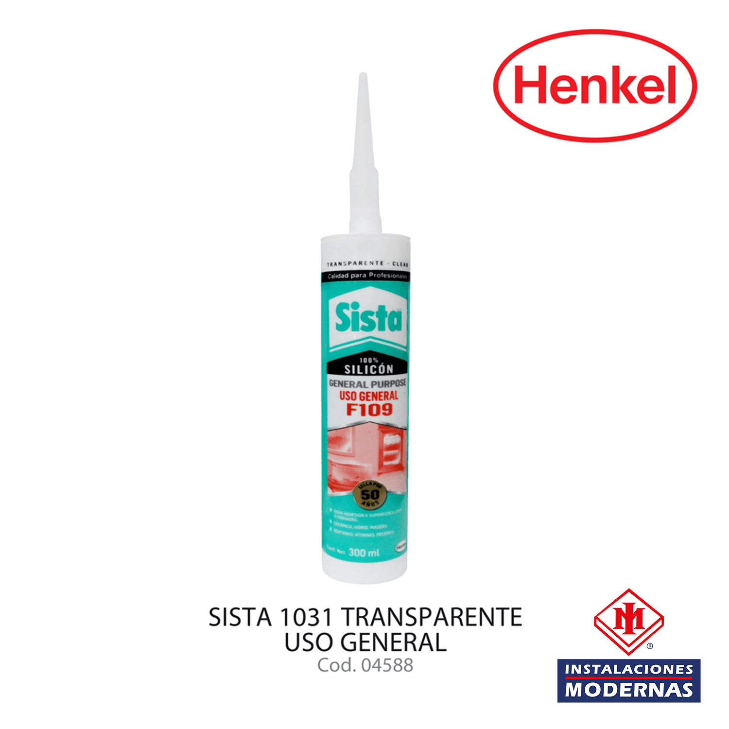 SISTA 1031 TRANSPARENTE USO GRAL HENKEL