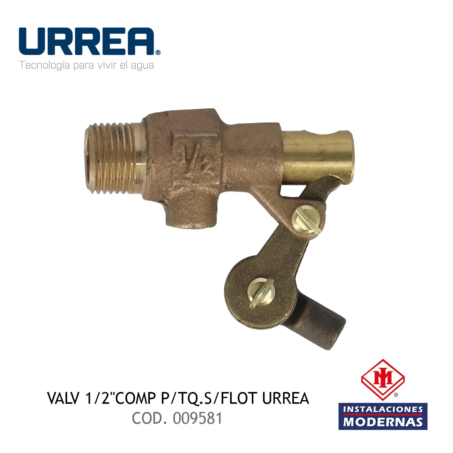 VALV 1/2"COMP P/TQ.S/FLOT URREA