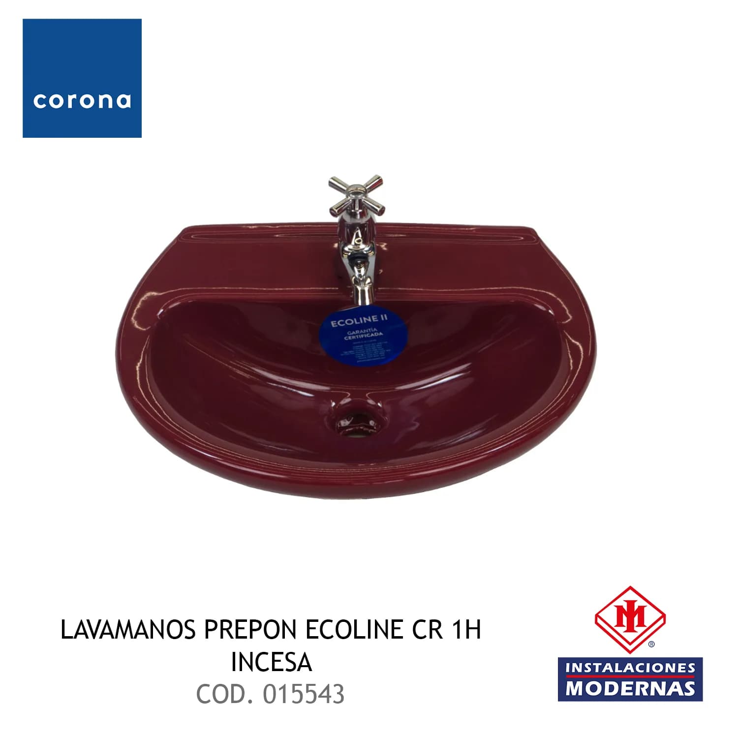 Lavamanos PREPON ECOLINE CR 1H INCESA